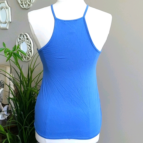 BKE Red - High Neck Mesh Inset Tank Top - Small - Picture 3 of 6